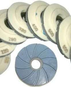 Alternative view of LRT100mm,  resin-bond polishign wheel for edge