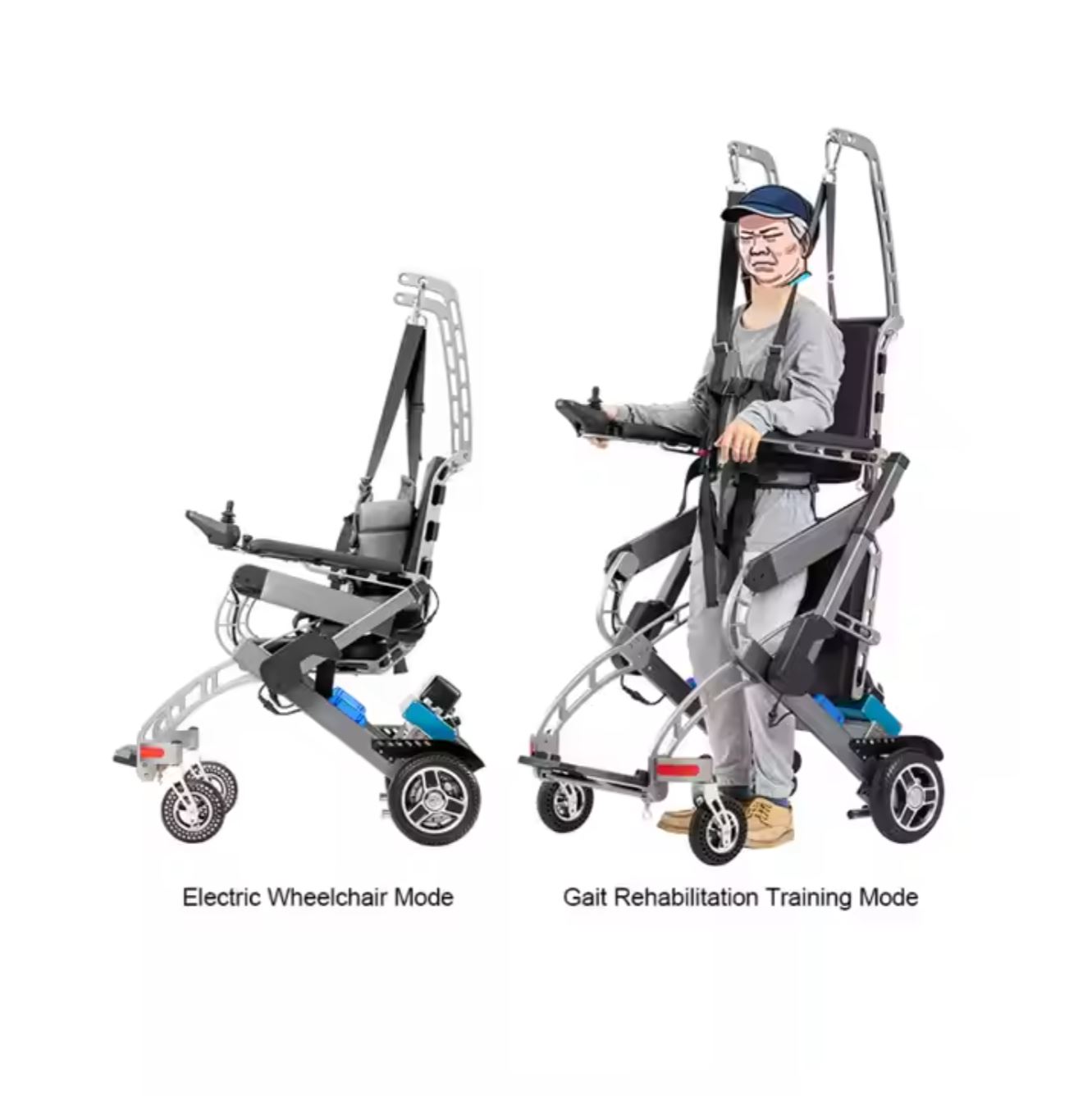Wheelchair ,Walking Rehabilitation,Gait Training (ZW618) - Image 12