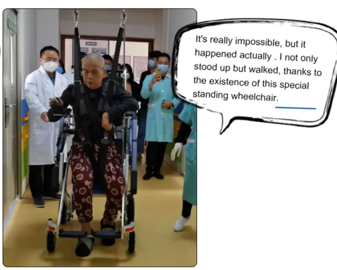 Wheelchair ,Walking Rehabilitation,Gait Training (ZW618) - Image 4