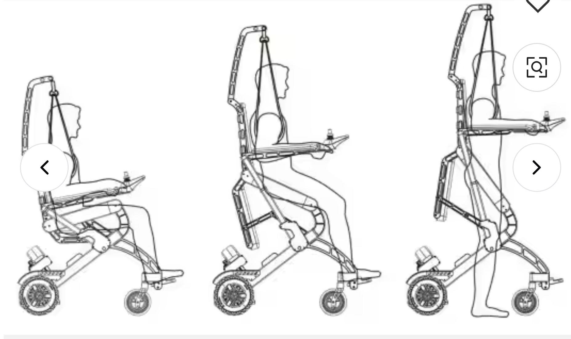 Wheelchair ,Walking Rehabilitation,Gait Training (ZW618) - Image 9
