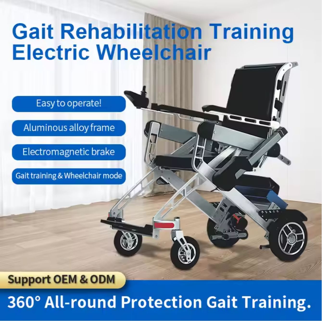 Wheelchair ,Walking Rehabilitation,Gait Training (ZW618) - Image 10