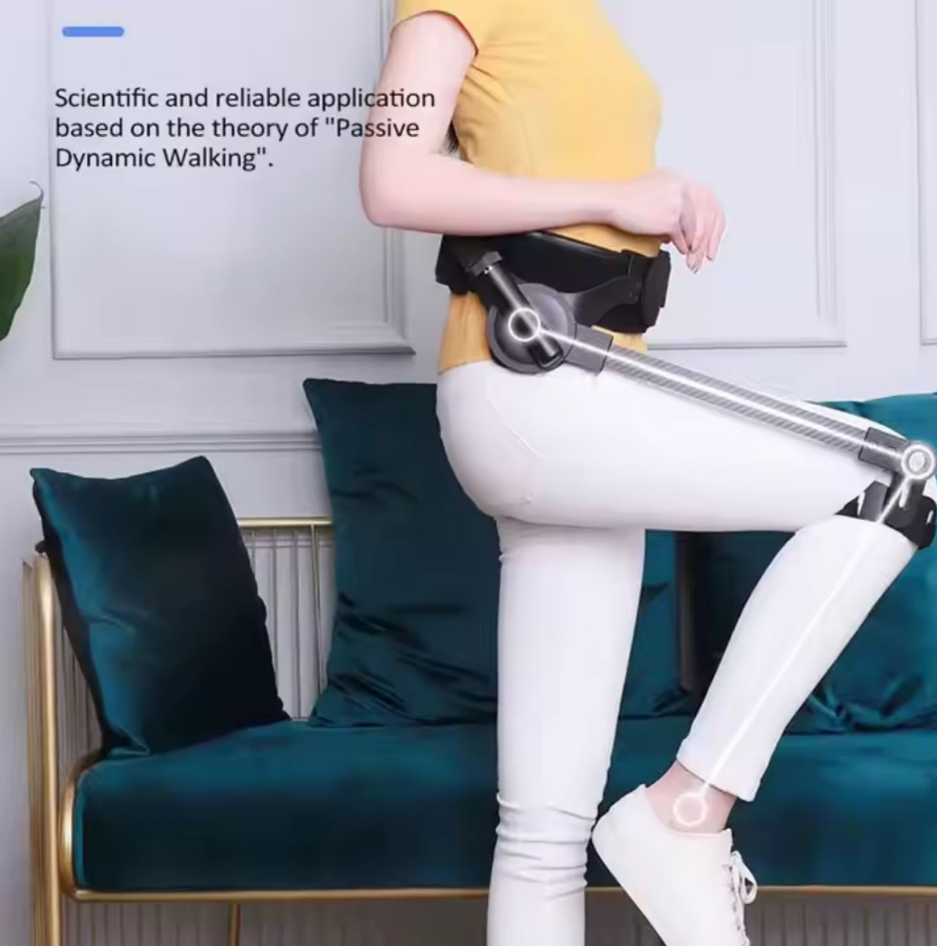 Anziani Ictus Emiplegia Riabilitazione Ausilio per la deambulazione Allenamento dell'andatura delle gambe Walker Esoscheletro per camminare - Image 4