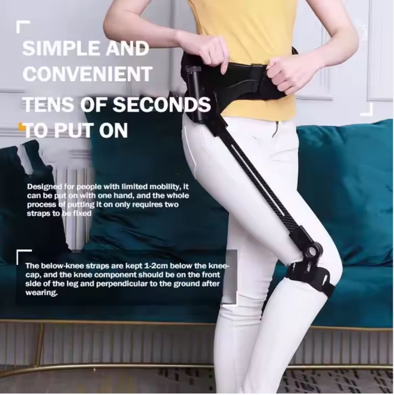 Anziani Ictus Emiplegia Riabilitazione Ausilio per la deambulazione Allenamento dell'andatura delle gambe Walker Esoscheletro per camminare - Image 5